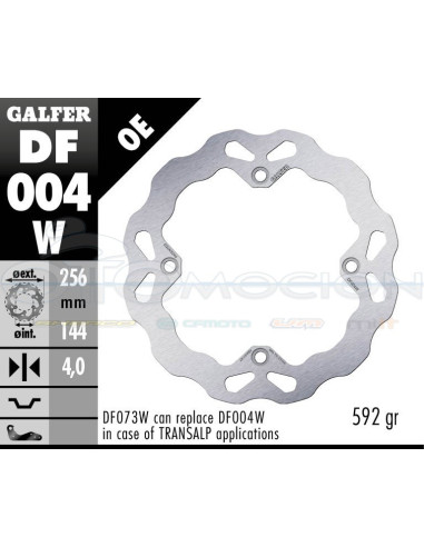 DISC WAVE FIXED 256X4MM HONDA NX 650 DOMINATOR (FRONT)