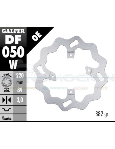 DISC WAVE FIXED 220X3MM HONDA CR 80 R