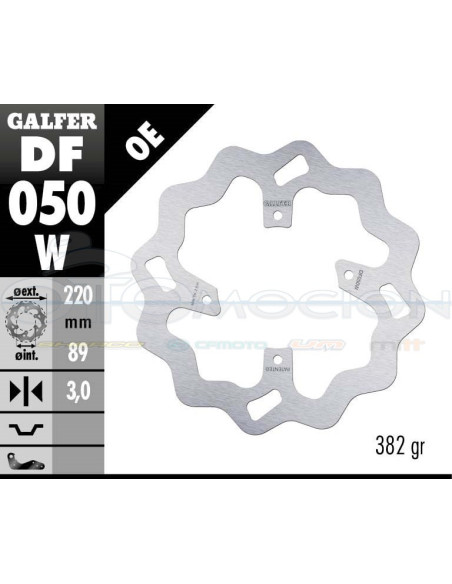 DISC WAVE FIXED 220X3MM HONDA CR 80 R