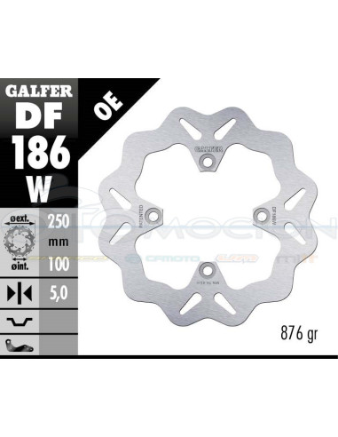 DISC WAVE FIXED 250X5MM KAWA ZZR 1100 D