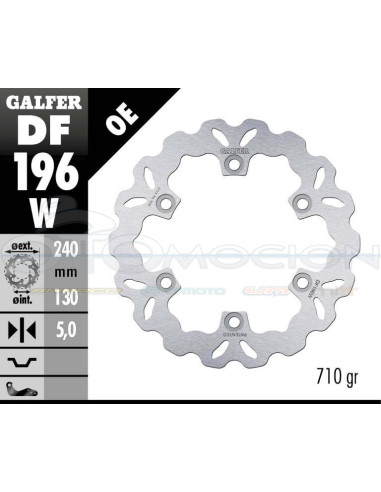 DISC WAVE FIXED 240X5MM ZEPHYR R1100 (92-01)