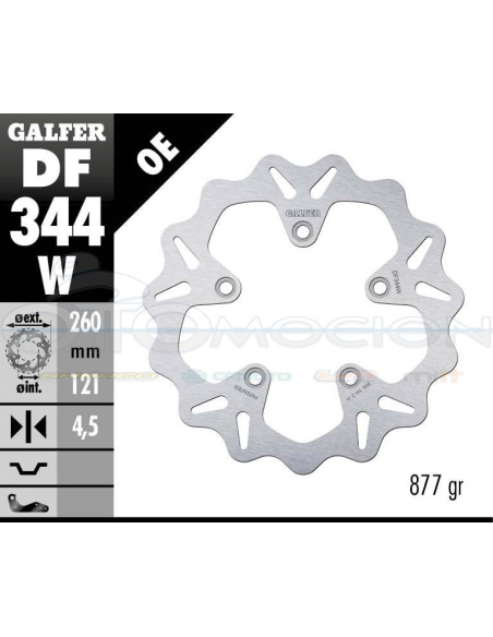 DISC WAVE FIXED 260X4,5MM SKYWAVE 250-400 02-03