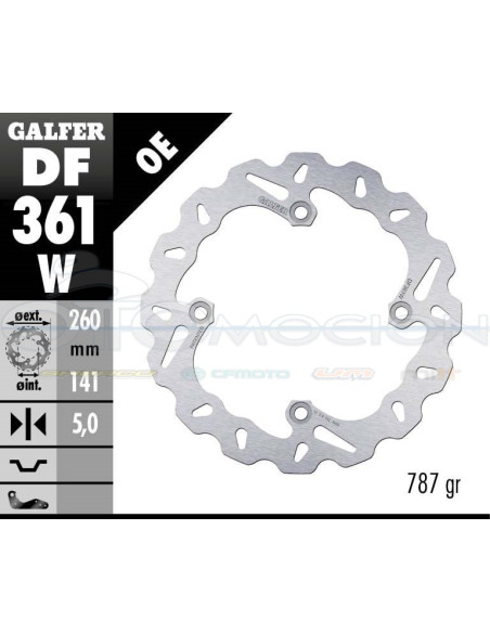 DISC WAVE FIXED 260X5MM SUZUKI DL1000 V -STROM (02)