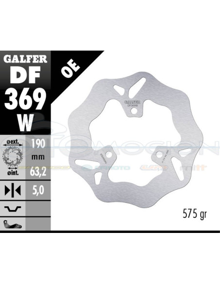 DISC WAVE FIXED 190X5MM YAMAHA MAJESTY