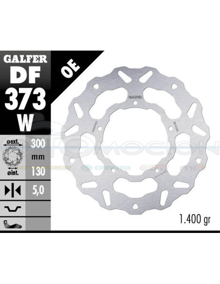 DISC WAVE FIXED 300X5 5MM KAWASAKI VULCAN 1700