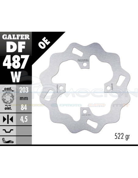 DISC WAVE FIXED 200X4MM YAMAHA TZR 50 RR 97-01