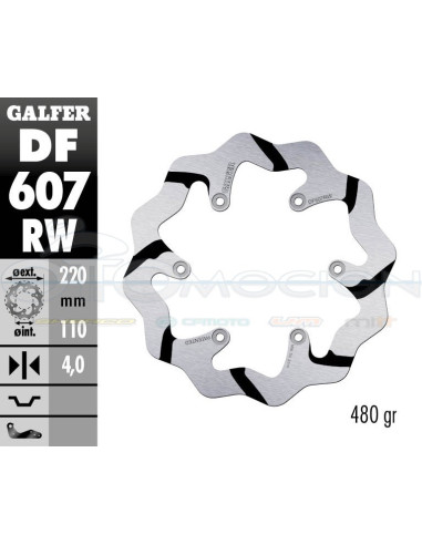 DISC WAVE FIXED GROOVED 220X4MM KTM