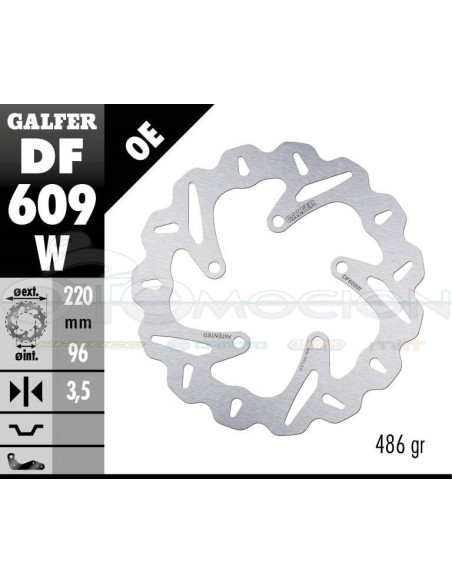 DISC WAVE FIXED 220X3MM ARILIA SPORT CITY 125 (04)