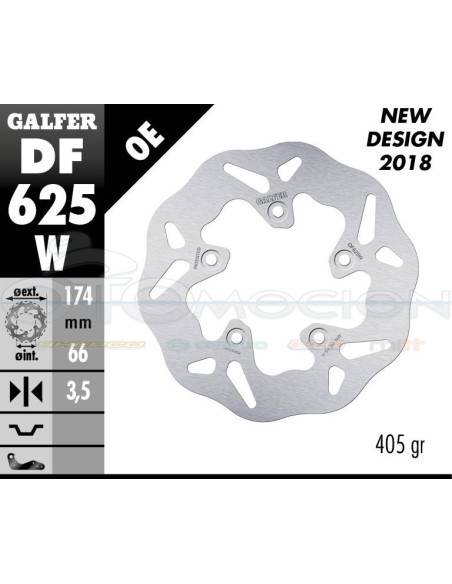 DISC WAVE FIXED 174X3MM ITALJET FORMULA