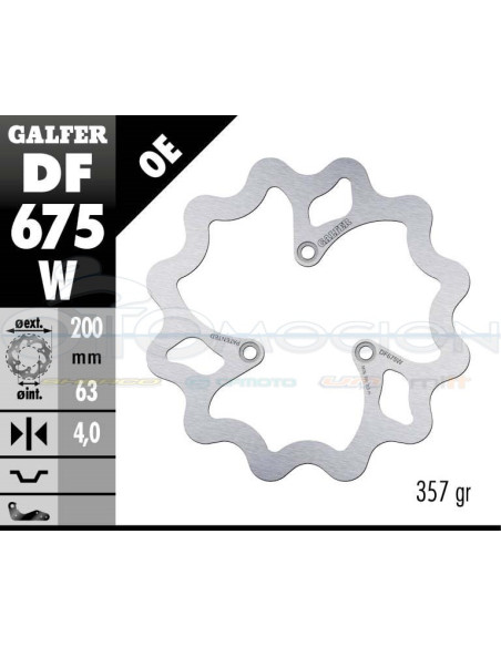 DISC WAVE FIXED 200X4MM RIEJU MRX - TANGO (REAR)