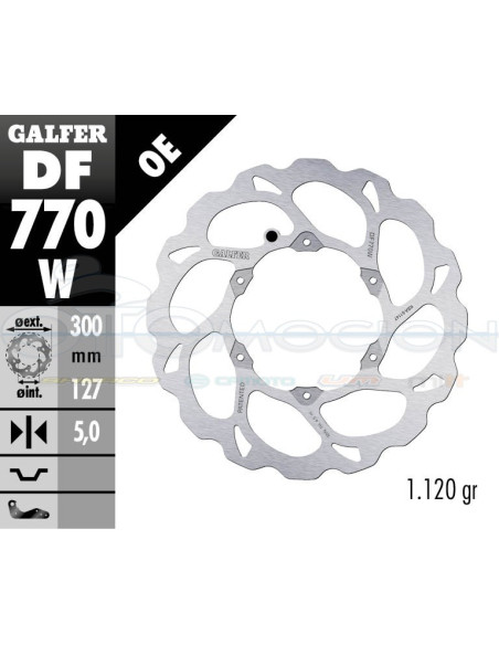 DISC WAVE FIXED 300X5MM KTM 690 ENDURO