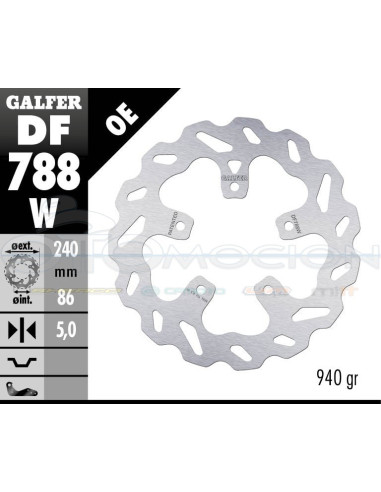 DISC WAVE FIXED 240X5MM KTM SUPERDUKE 1290 REAR