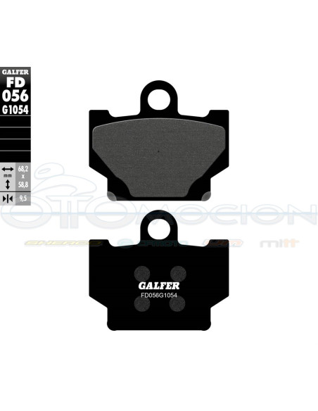 SEMI METAL BRAKE PADS