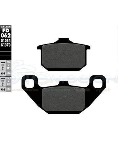 SEMI METAL BRAKE PADS