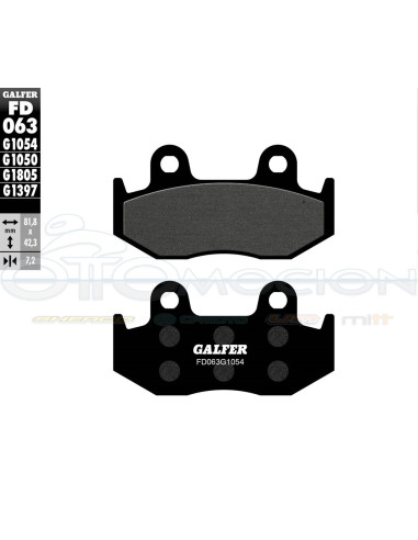 SEMI METAL BRAKE PADS