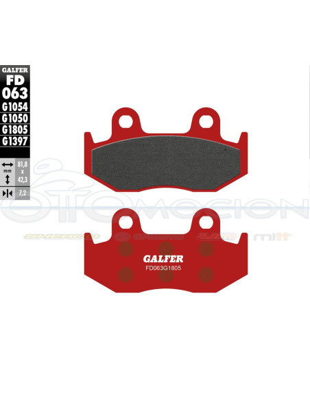 TRIAL TOP BRAKE PADS