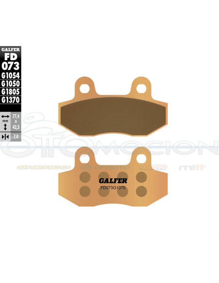 SINTER STREET BRAKE PADS