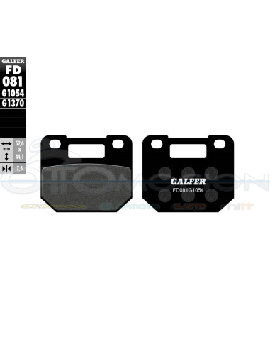 SEMI METAL BRAKE PADS