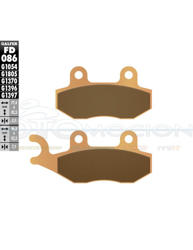 SINTER OFF-ROAD BRAKE PADS