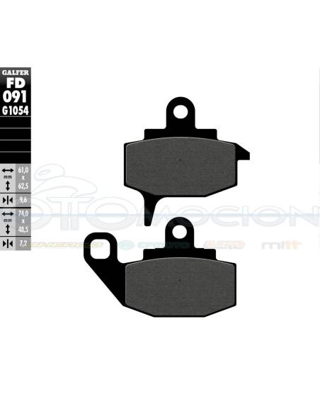 SEMI METAL BRAKE PADS