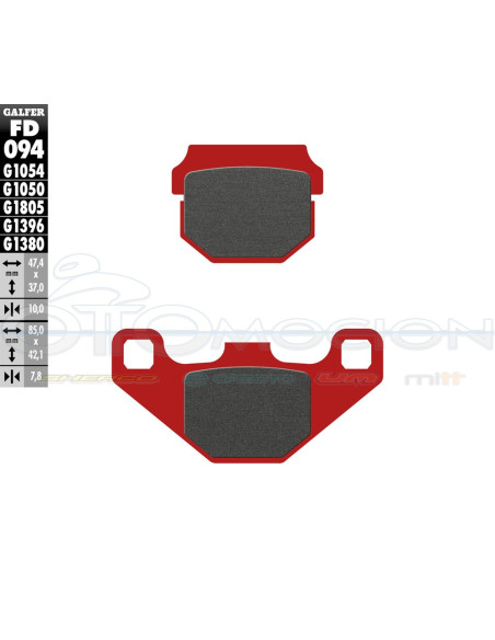 TRIAL TOP BRAKE PADS