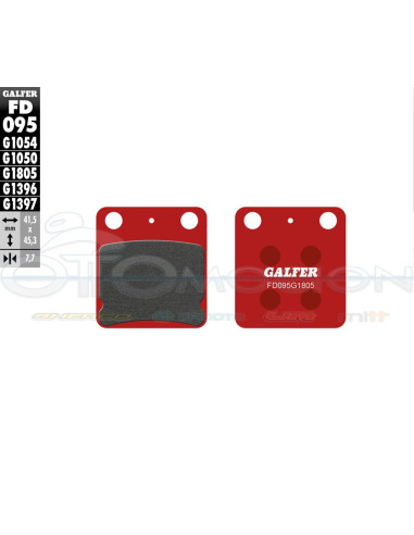 TRIAL TOP BRAKE PADS