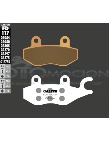 SINTER SPORT RACING BRAKE PADS