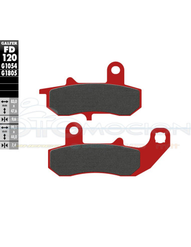 TRIAL TOP BRAKE PADS