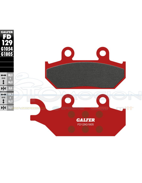 TRIAL TOP BRAKE PADS