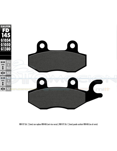 SEMI METAL BRAKE PADS