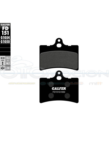 SCOOTER BRAKE PADS