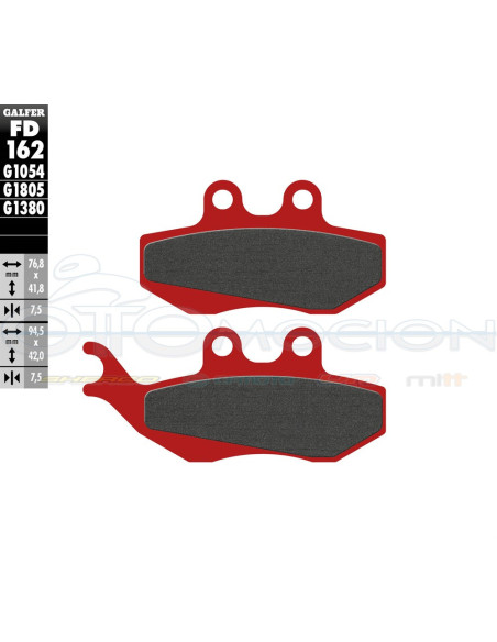 TRIAL TOP BRAKE PADS