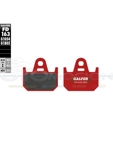 TRIAL TOP BRAKE PADS