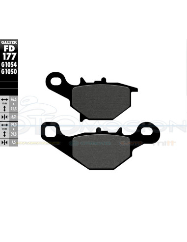 SCOOTER BRAKE PADS