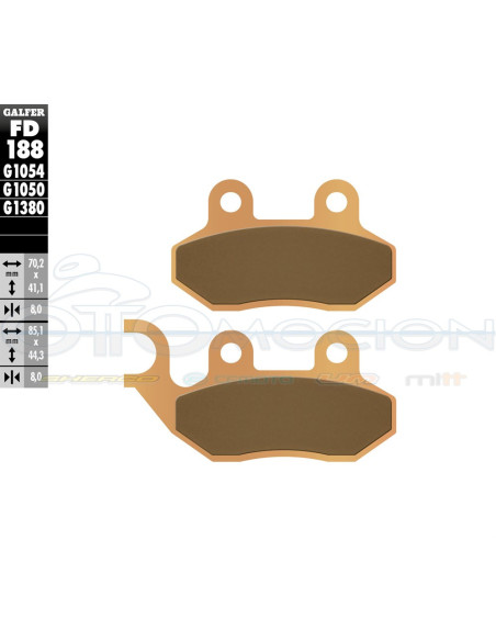 SINTER SCOOTER BRAKE PADS