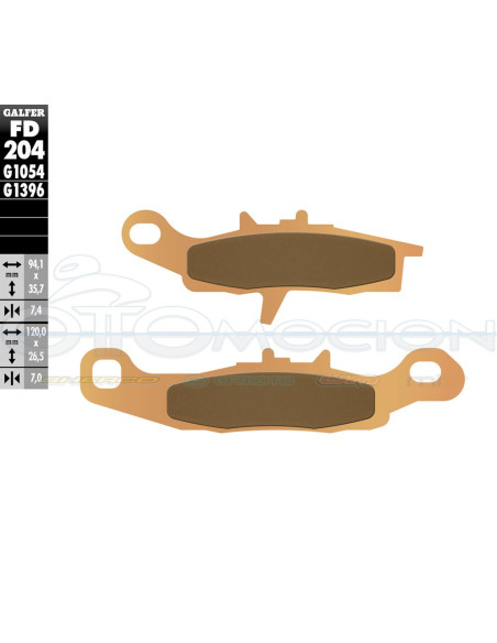 SINTER OFF-ROAD BRAKE PADS