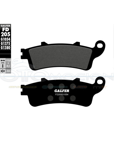 SEMI METAL BRAKE PADS