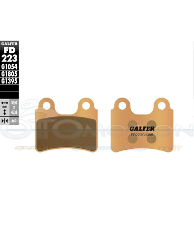 TRIAL SINTER BRAKE PADS FRONT