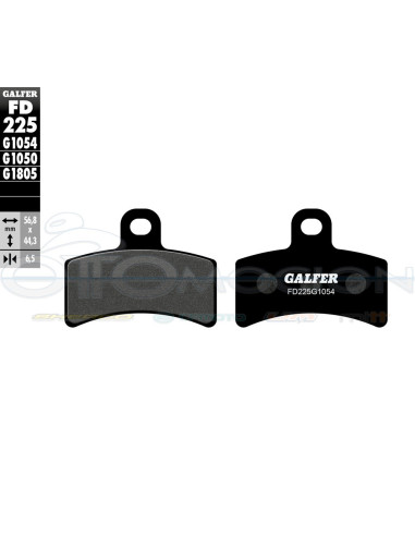 SEMI METAL BRAKE PADS