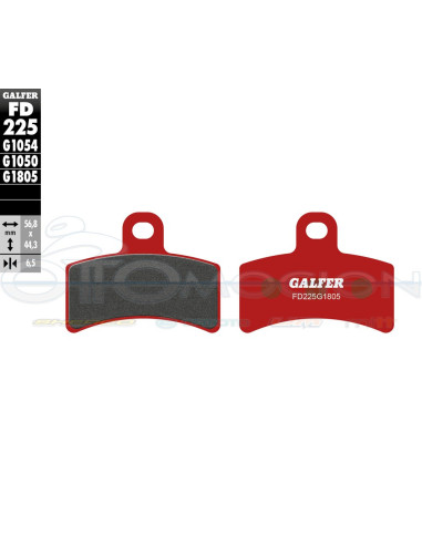 TRIAL TOP BRAKE PADS