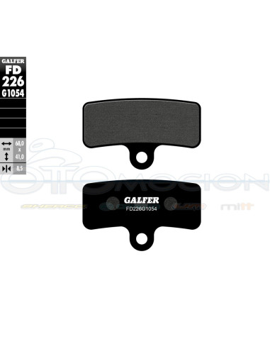 SEMI METAL BRAKE PADS