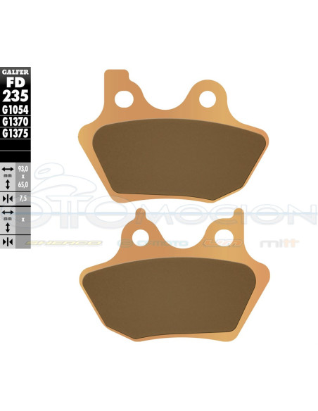 SINTER STREET BRAKE PADS