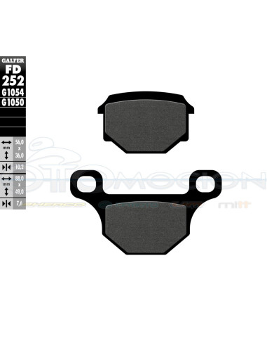 SEMI METAL BRAKE PADS