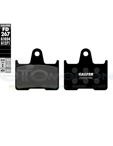 SEMI METAL BRAKE PADS