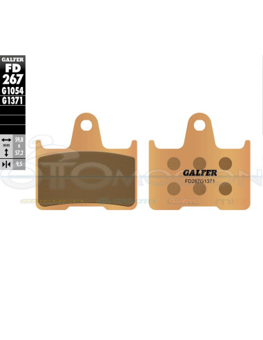 SINTER STREET BRAKE PADS