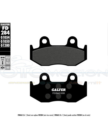 SCOOTER BRAKE PADS