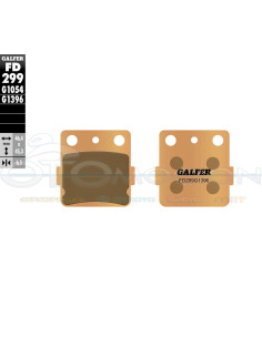 SINTER OFF-ROAD BRAKE PADS YAMAHA YZ 85 (REAR)