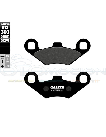 SEMI METAL BRAKE PADS