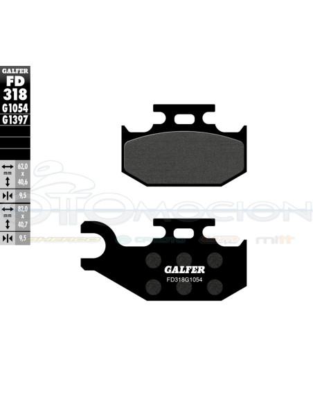 SEMI METAL BRAKE PADS