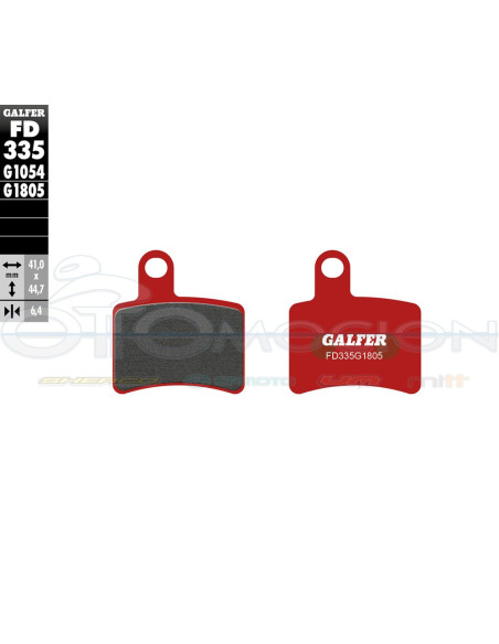 TRIAL TOP BRAKE PADS